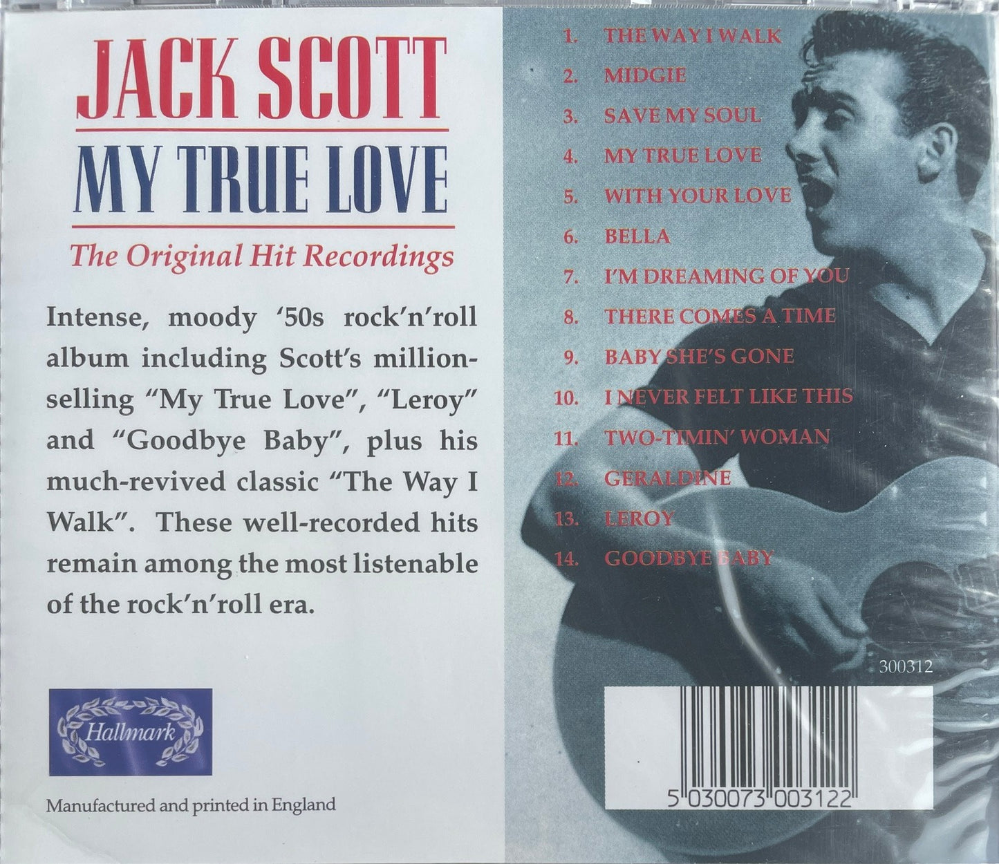 CD - Jack Scott - My True Love