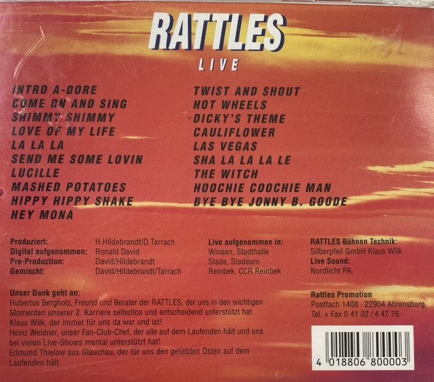 CD - Rattles - 30 Years Of Rockin' The World