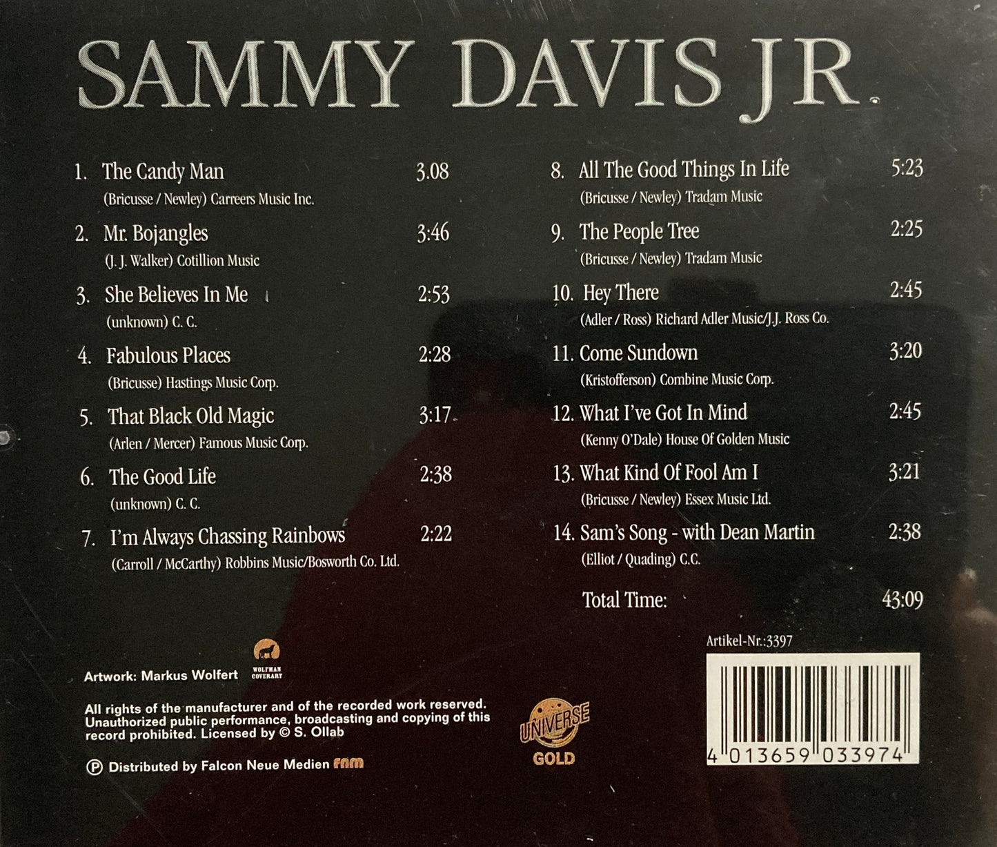 CD - Sammy Davis JR. - Greatest Hits