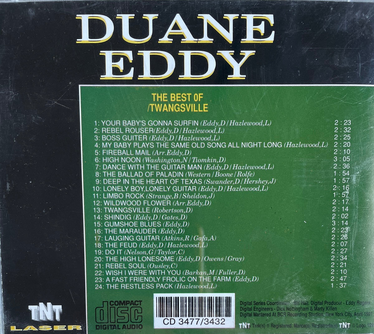 CD - Duane Eddy - Vol. 1 - The Best Of & Twangsville
