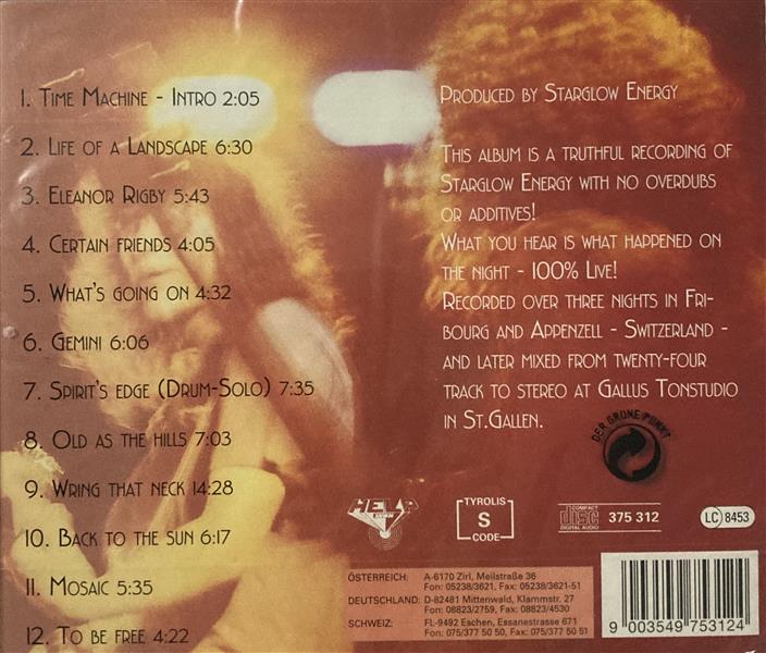 CD - Starglow Energy - 100% Live