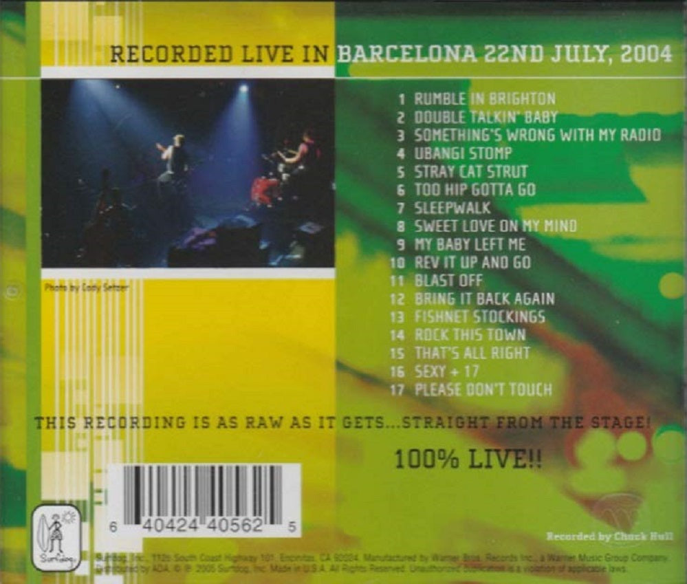 CD - Stray Cats - Recorded Live In Barcelona 22nd July 2004