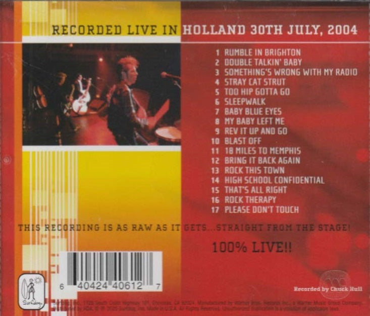 CD - Stray Cats - Recorded Live In Holland 30th July 2004