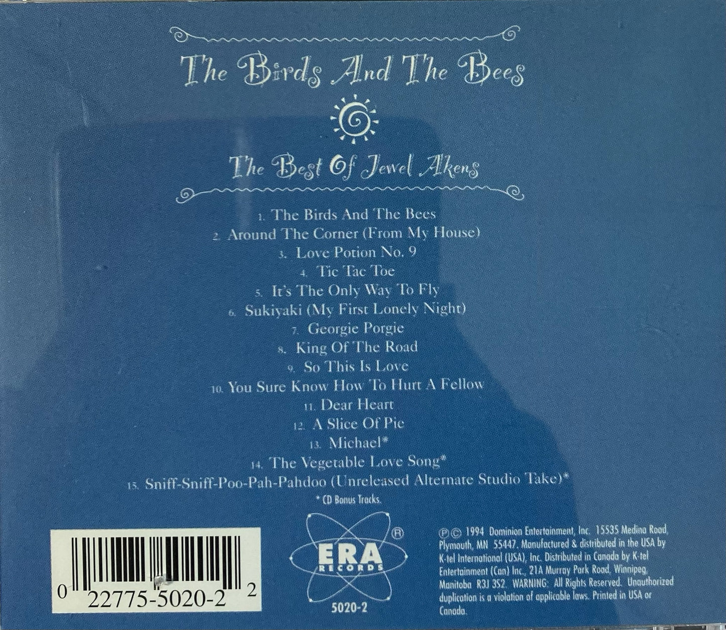 CD - Best Of Jewel Akens - The Birds And The Bees