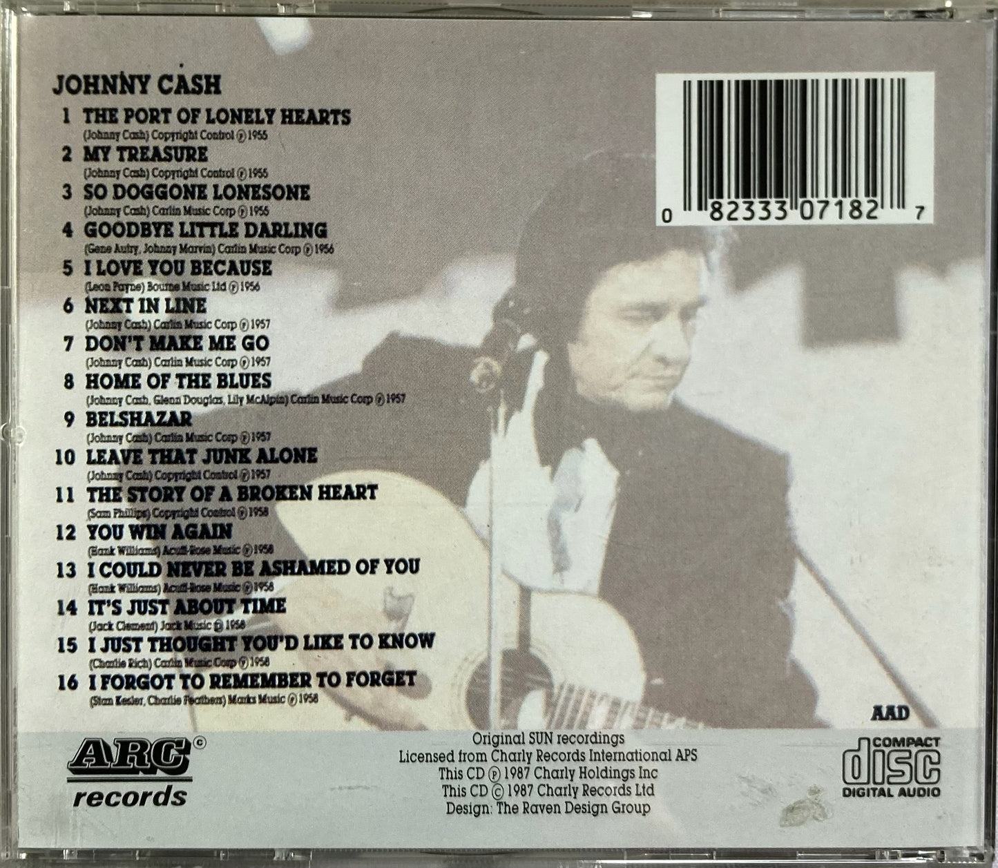 CD - Johnny Cash - Home Of The Blues