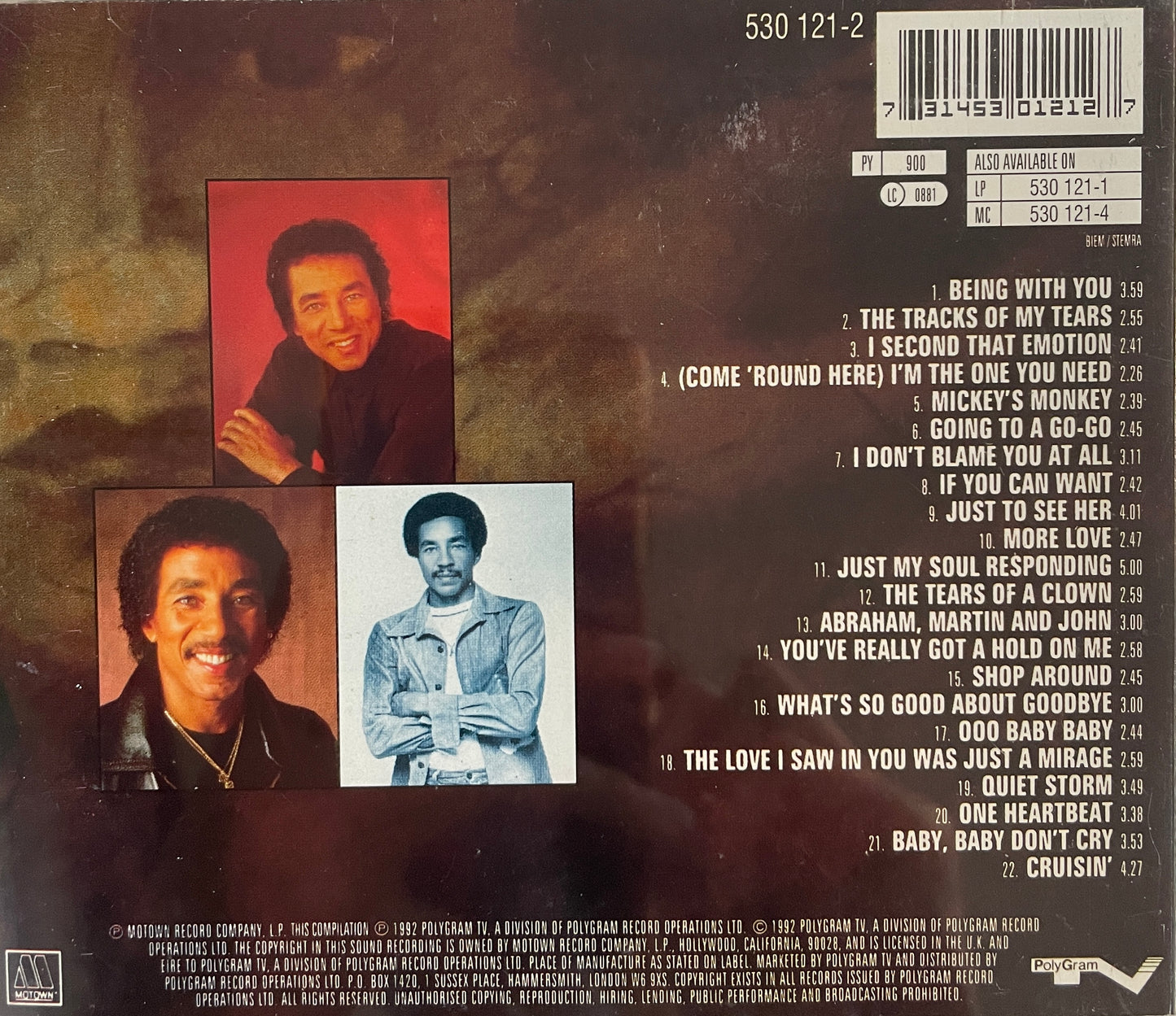 CD - Smokey Robinson & The Miracles - The Greatest Hits