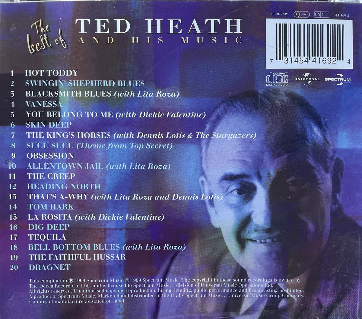 CD - Ted Heath - The Best Of And His Music