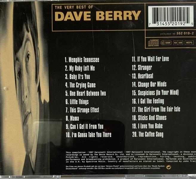 CD - Dave Berry - The Very Best Of Dave Berry