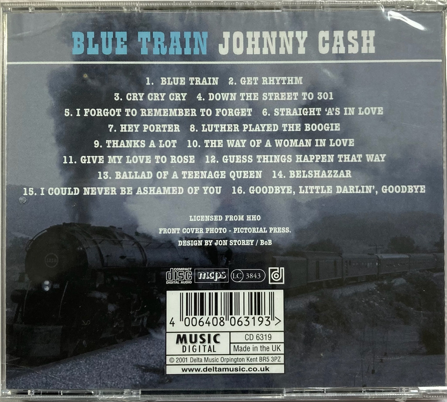 CD - Johnny Cash - Blue Train