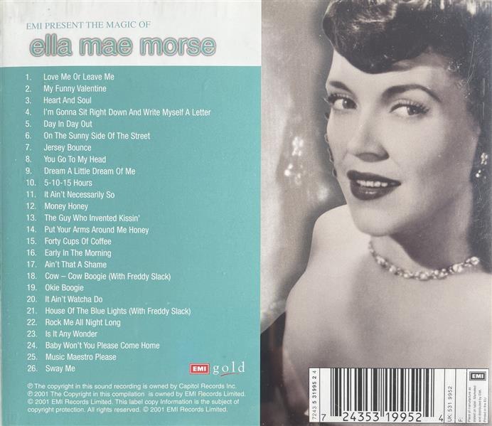 CD - Ella Mae Morse - EMI Presents The Magic Of