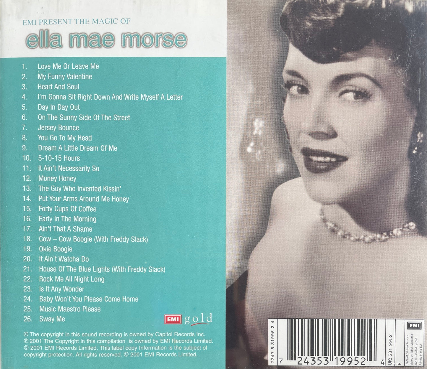 CD - Ella Mae Morse - EMI Presents The Magic Of