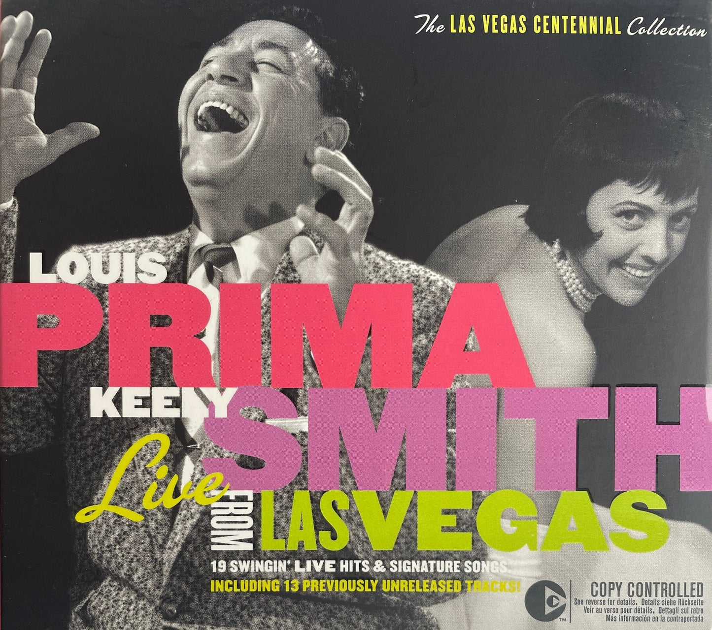 CD - Louis Prima & Keely Smith - Live From Las Vegas