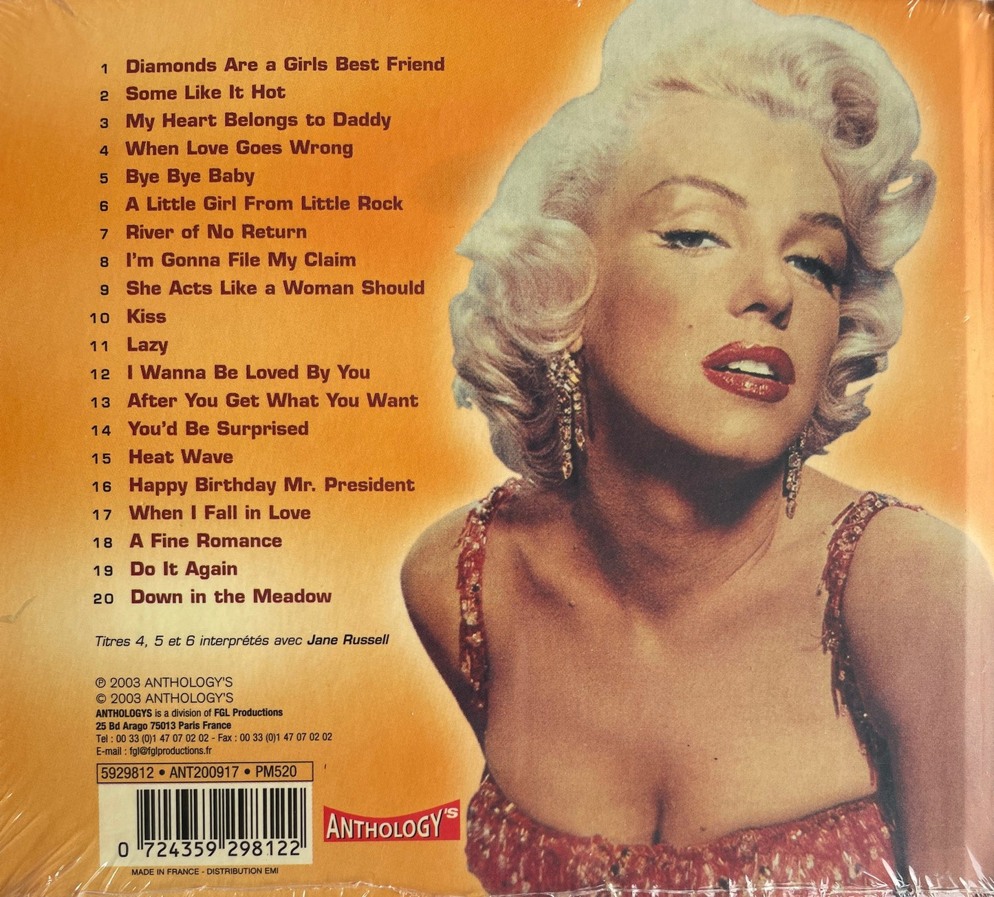 CD-2 - Marilyn Monroe - The Very Best Of...