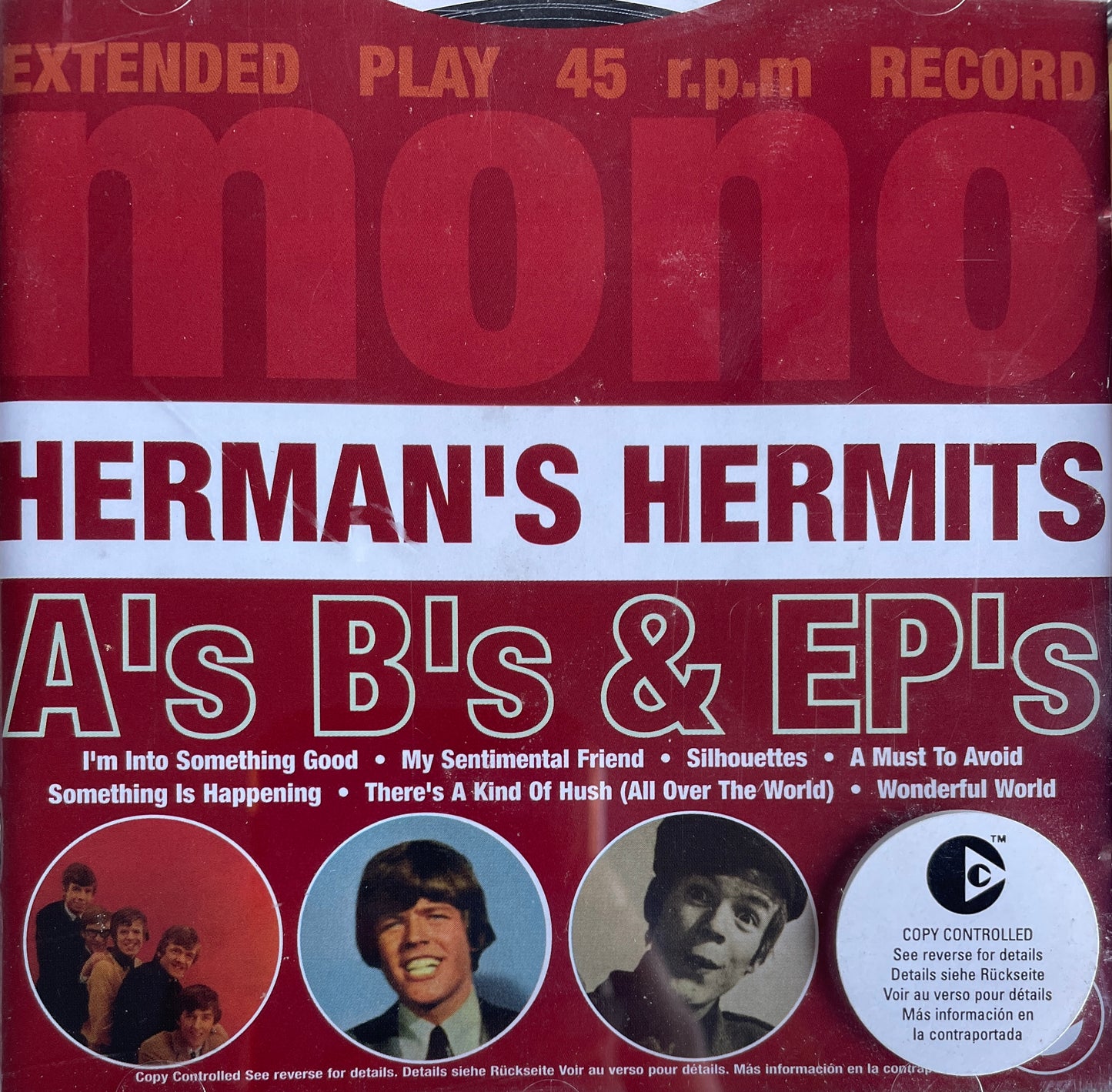 CD - Herman's Hermits - A's, B's And EP's