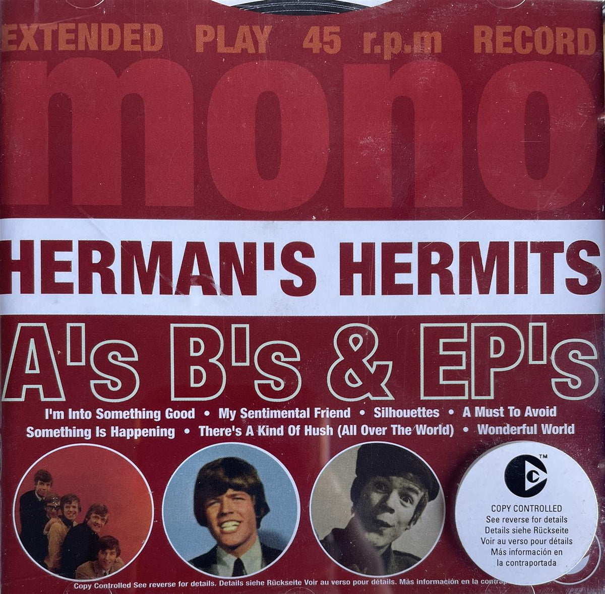 CD - Herman's Hermits - A's, B's And EP's
