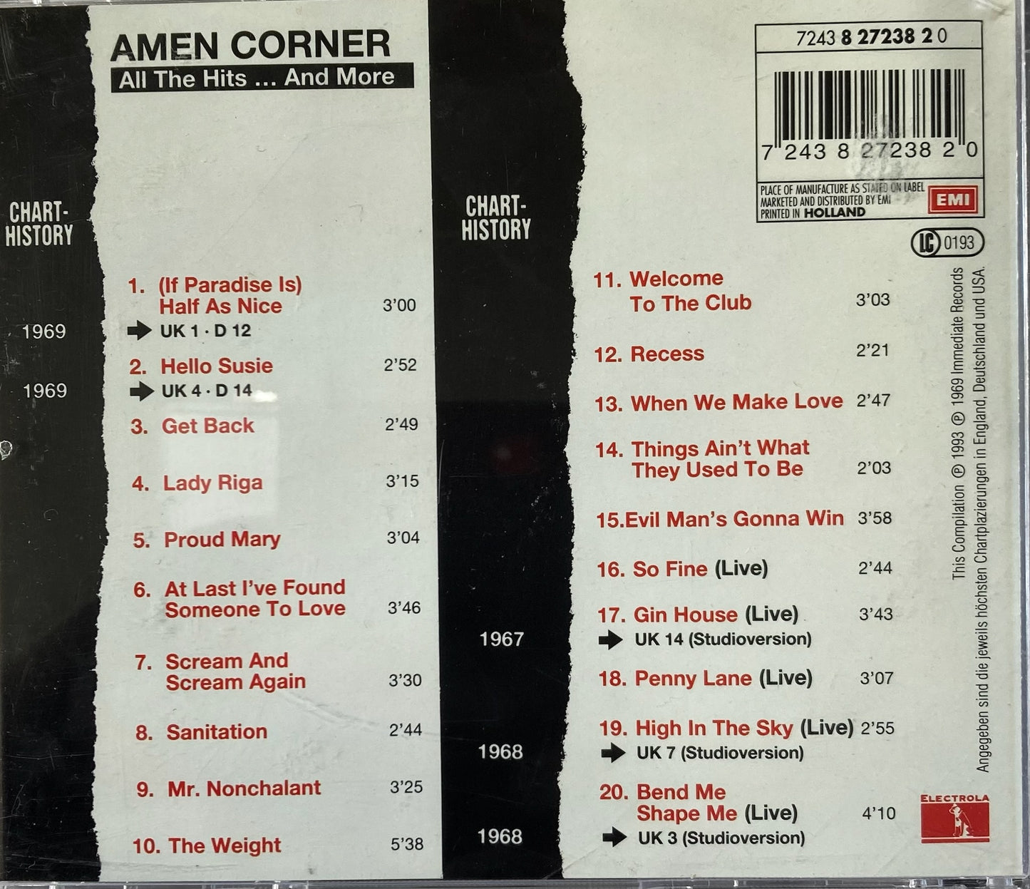 CD - Amen Corner - All The Hits… And More