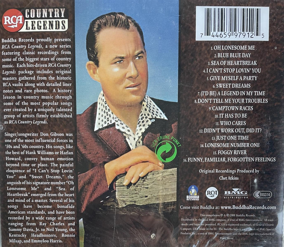CD - Don Gibson - Country Legends