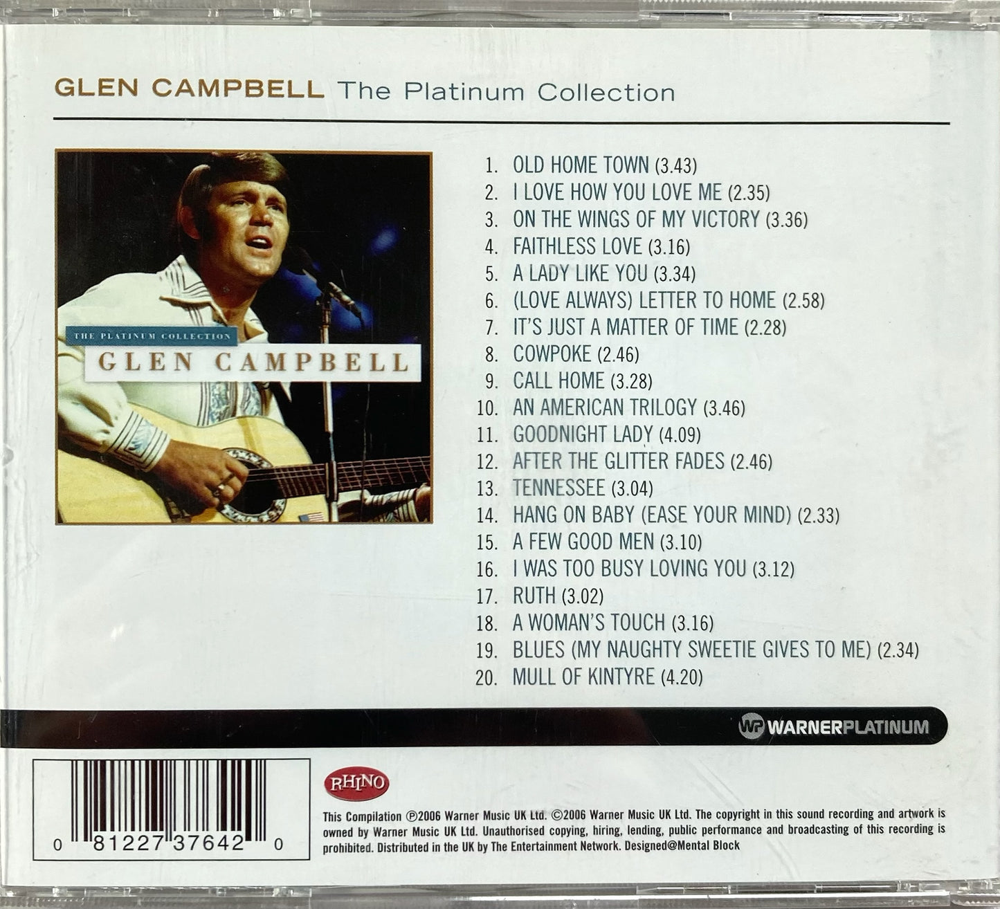 CD - Glen Campbell - The Platinum Collection