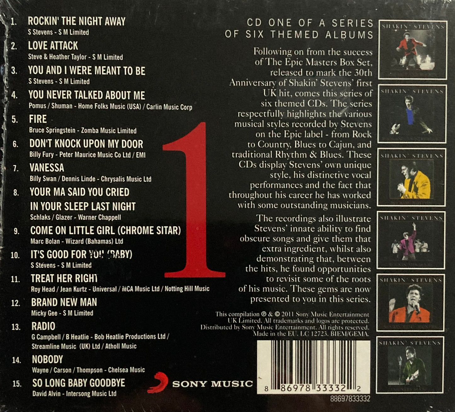 CD - Shakin' Stevens - Red Hot And Rockin' Vol. 1