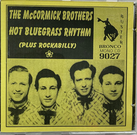 CD - McCormick - Brothers Hot Bluegrass Rhythm