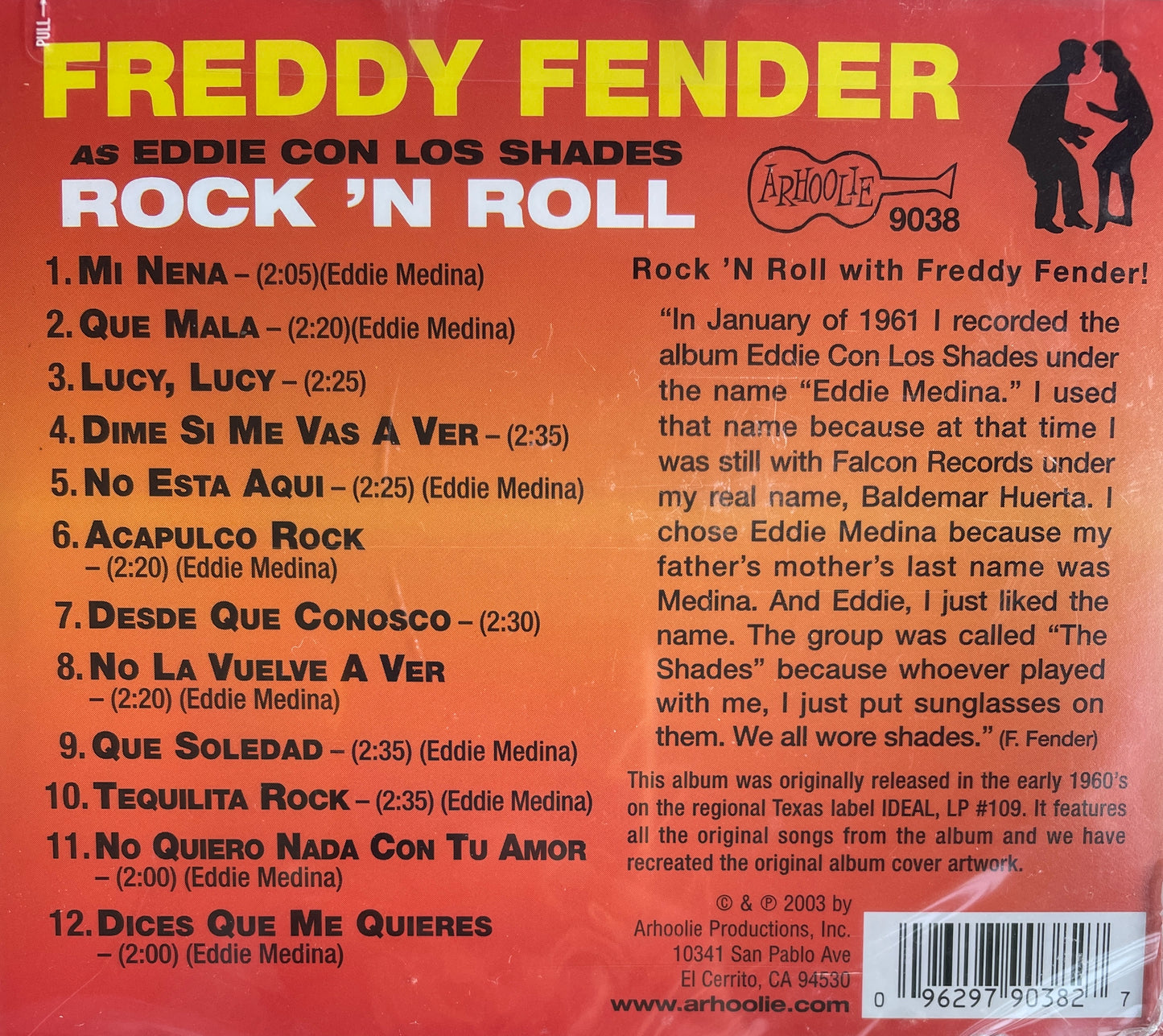 CD - Freddy Fender - Rock'n'Roll