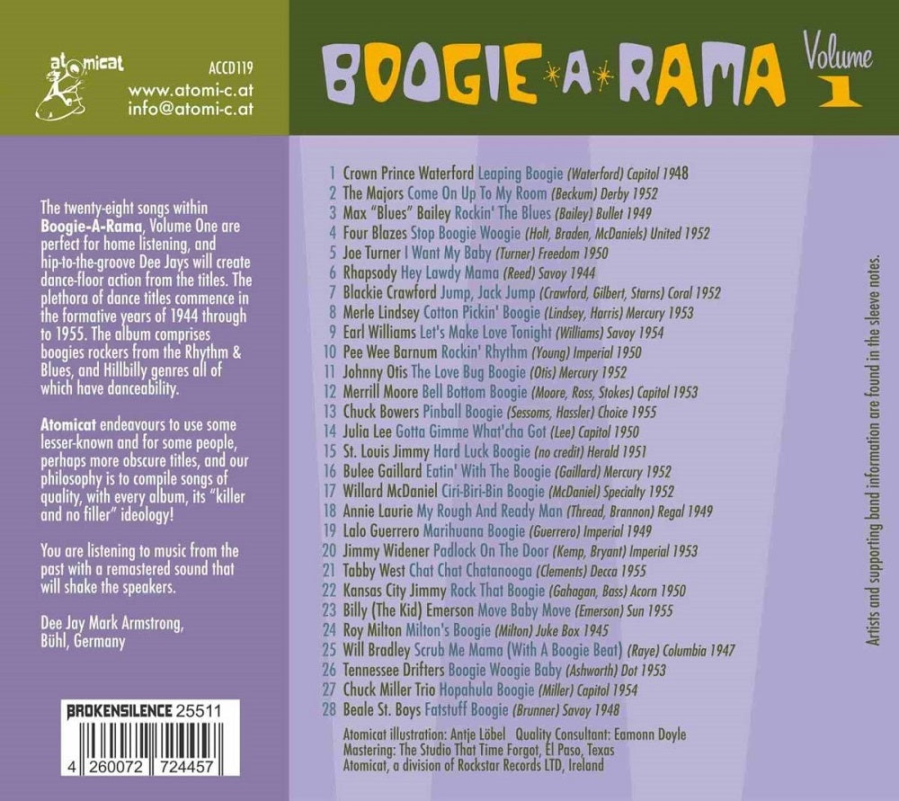 CD - VA - Boogie-A-Rama Vol. 1