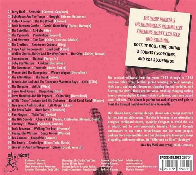 CD - VA - Whip Masters Instrumentals Vol. 5