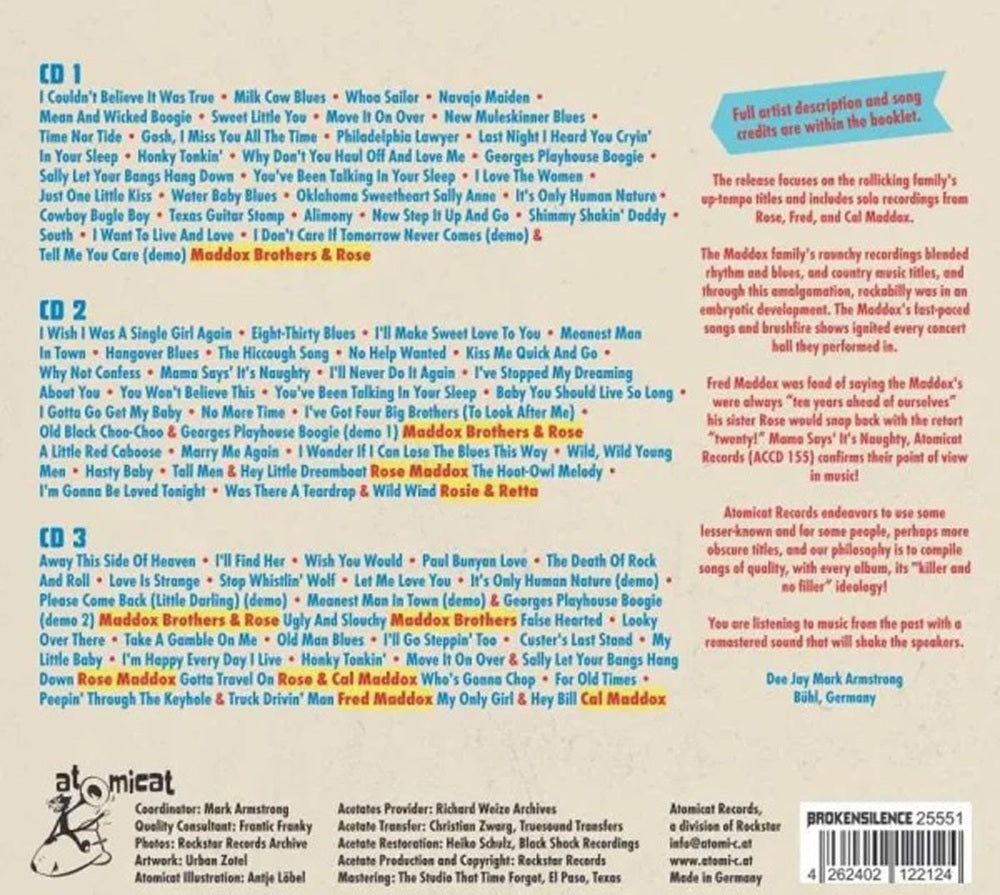 CD-3 - VA - The Maddox Brothers and Rose - Mama Says' It's Naughty
