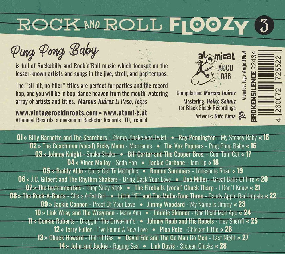 CD - VA - Rock'n'Roll Floozy 3 - Ping Pong Baby