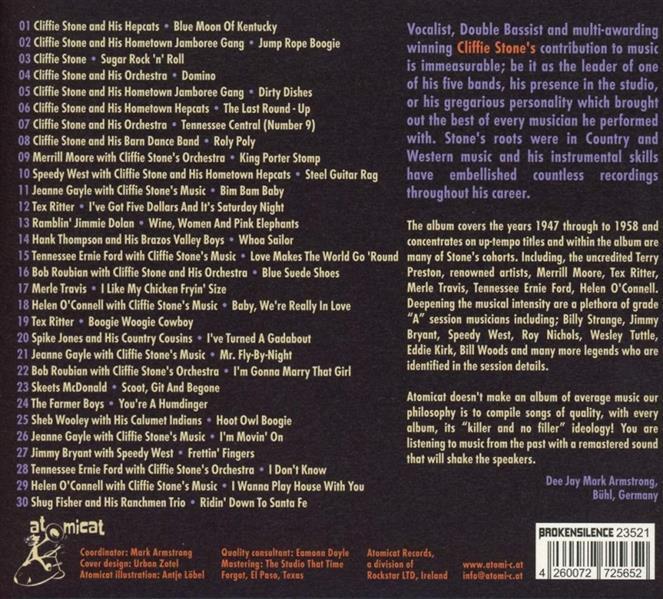 CD - VA - Cliffie Stone - The Legendary Capitol Records Double Bassist And More!