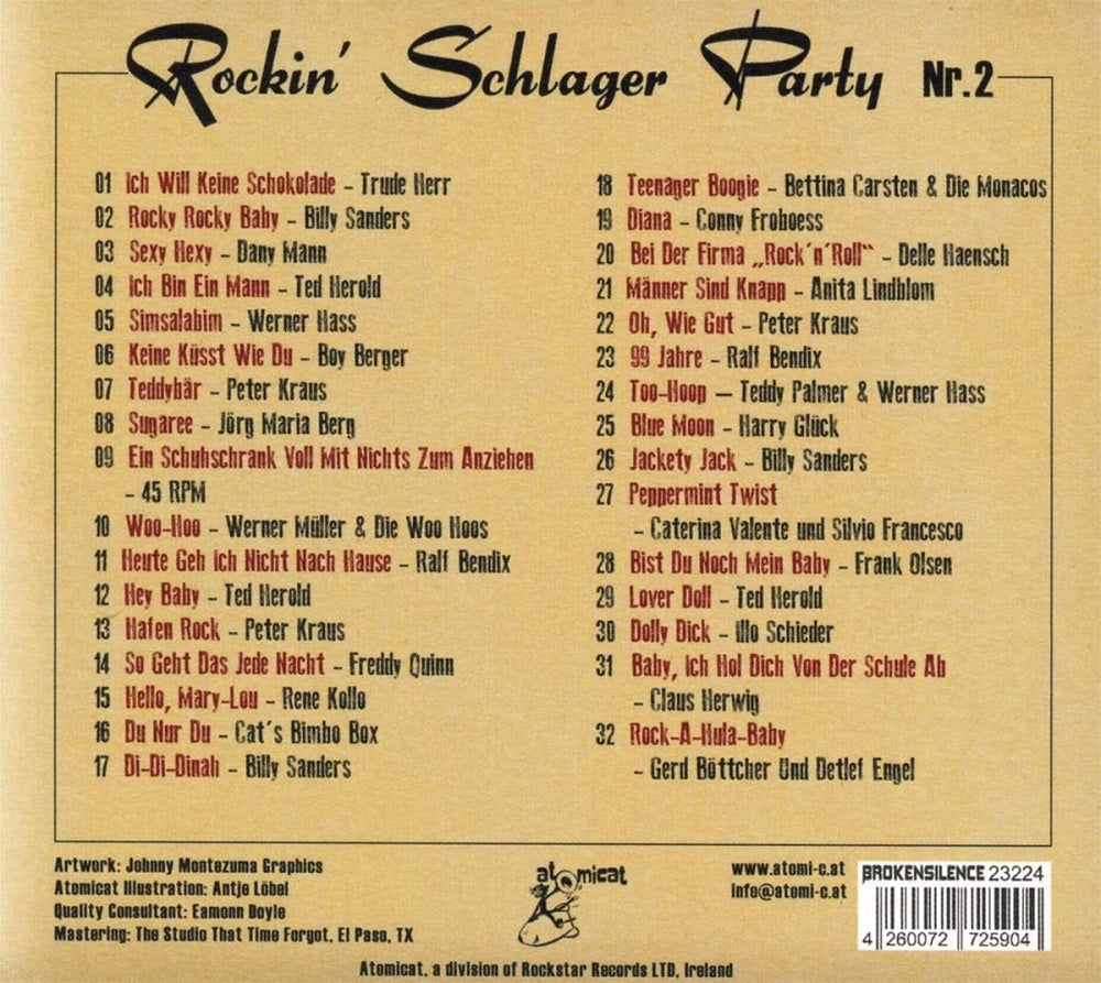 CD - VA - Rockin' Schlager Party Vol. 2