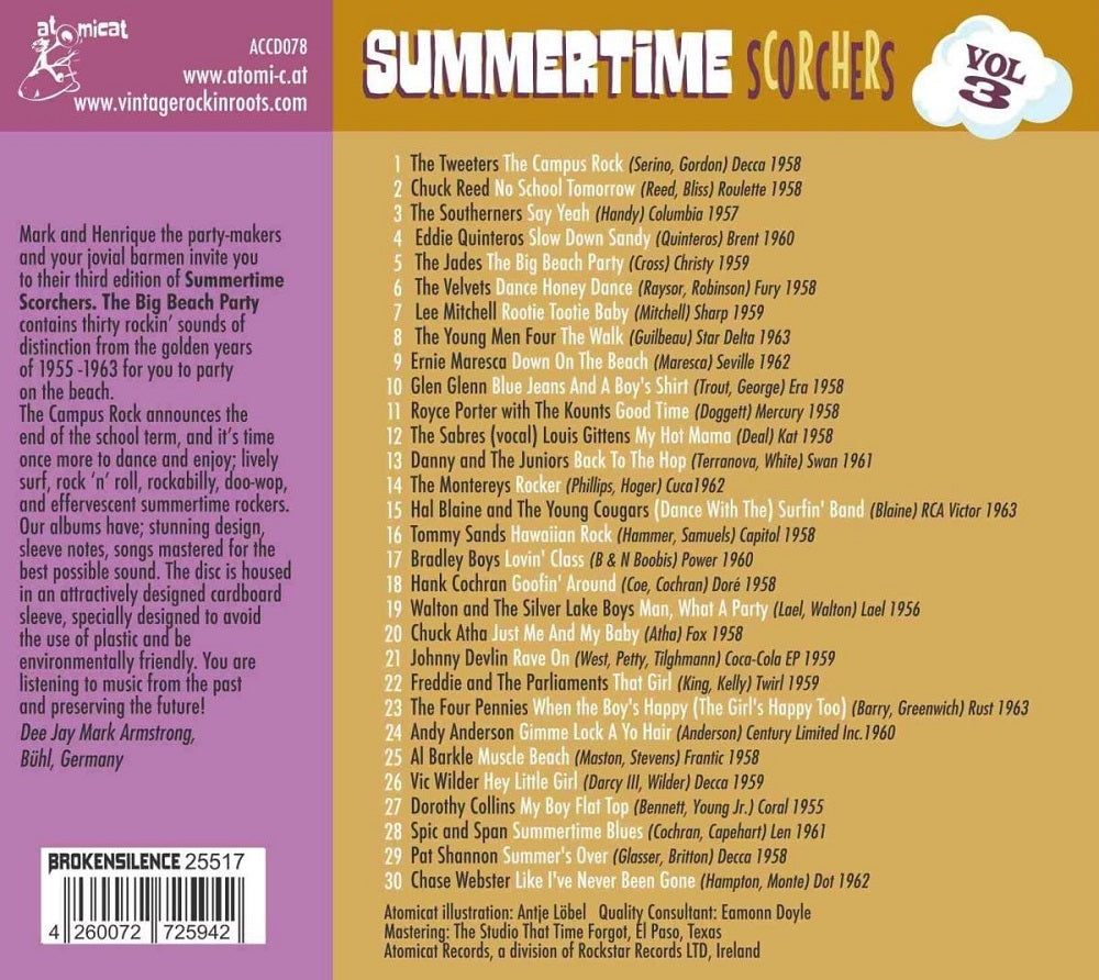 CD - VA - Summertime Scorchers Vol. 3