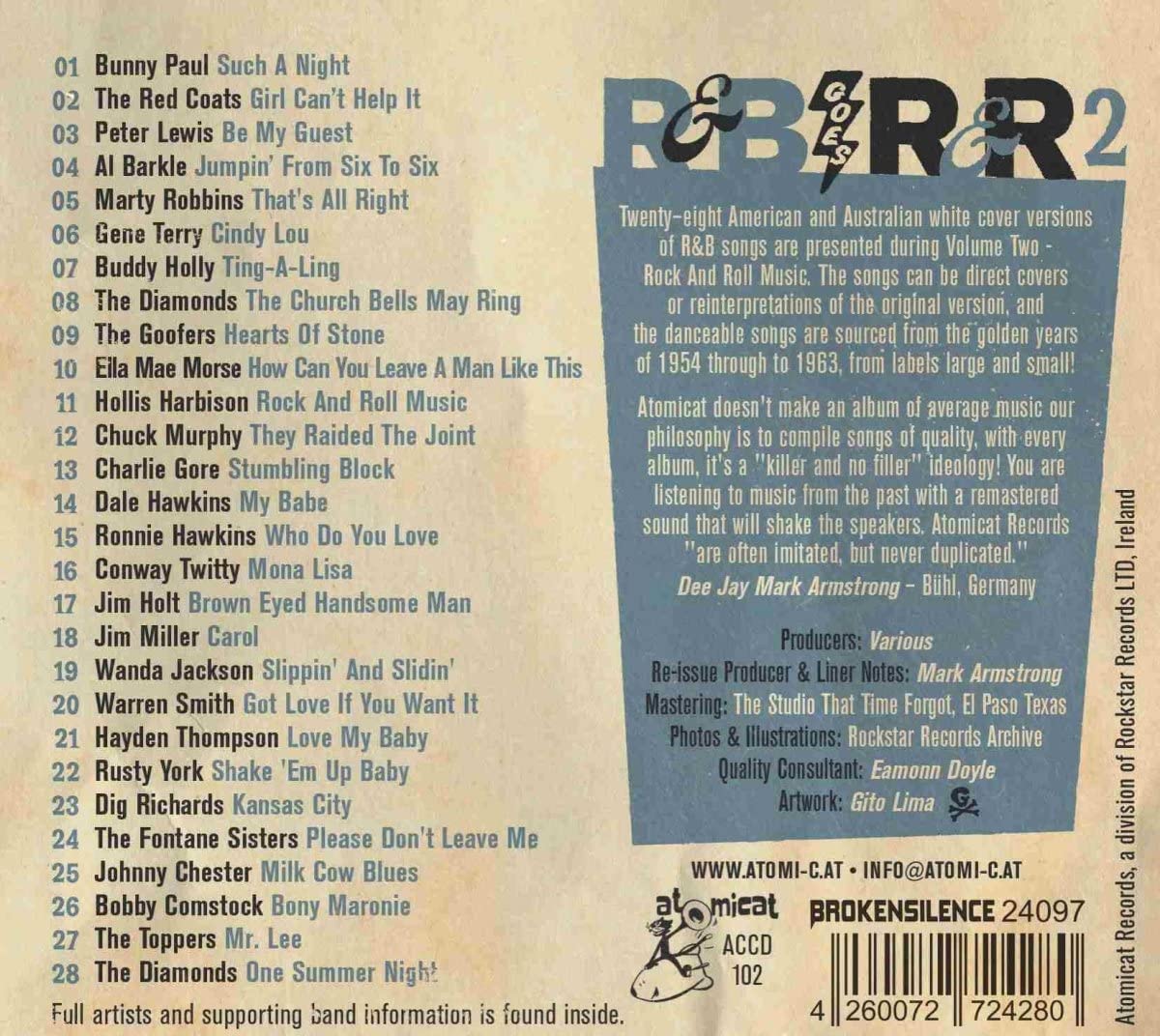 CD - VA - R & B Goes Rock & Roll 2 - Rock And Roll