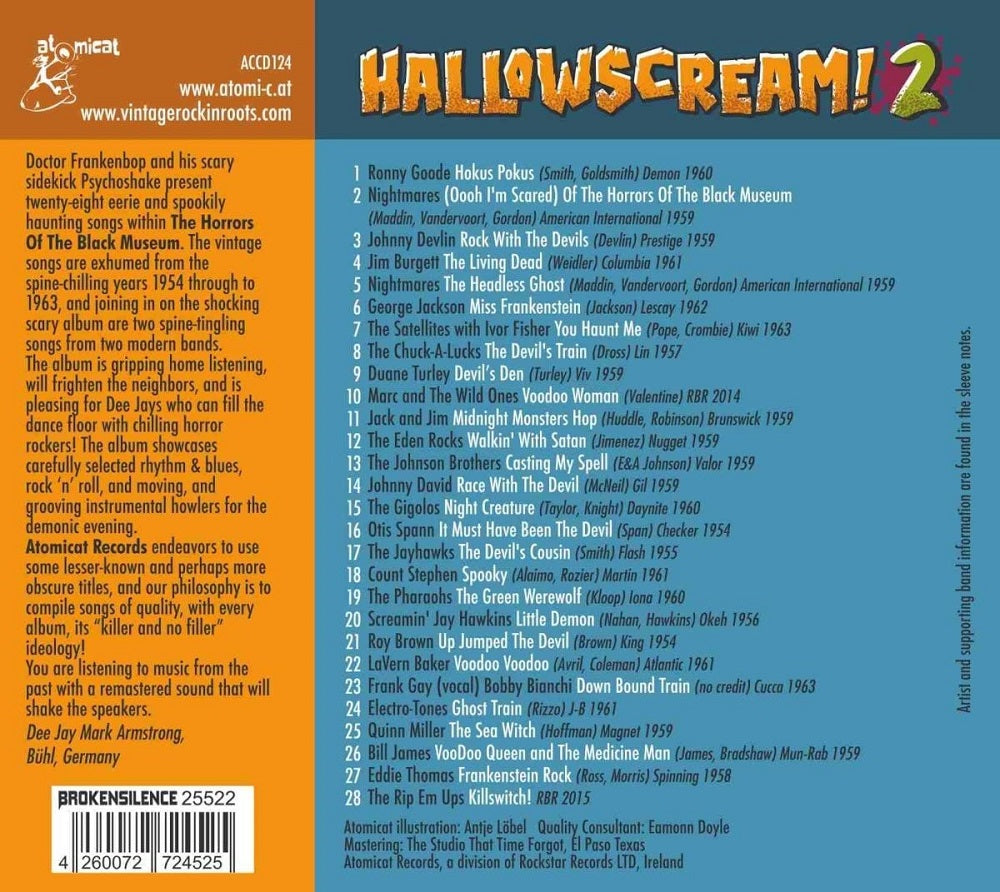 CD - VA - Hallowscream 2 - Horrors of the Black Museum