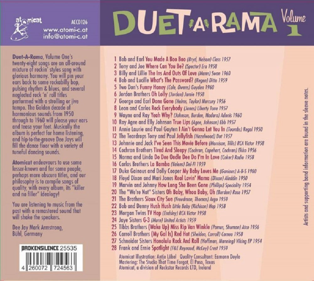 CD - VA - Duet-A-Rama Vol. 1