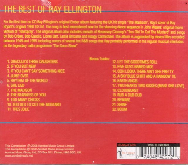 CD - Ray Ellington - The Best Of