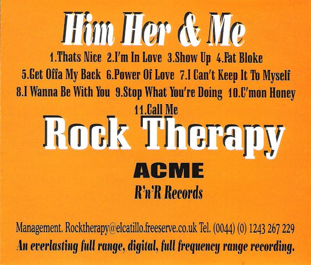 CD - Rock Therapy - Him Her & Me