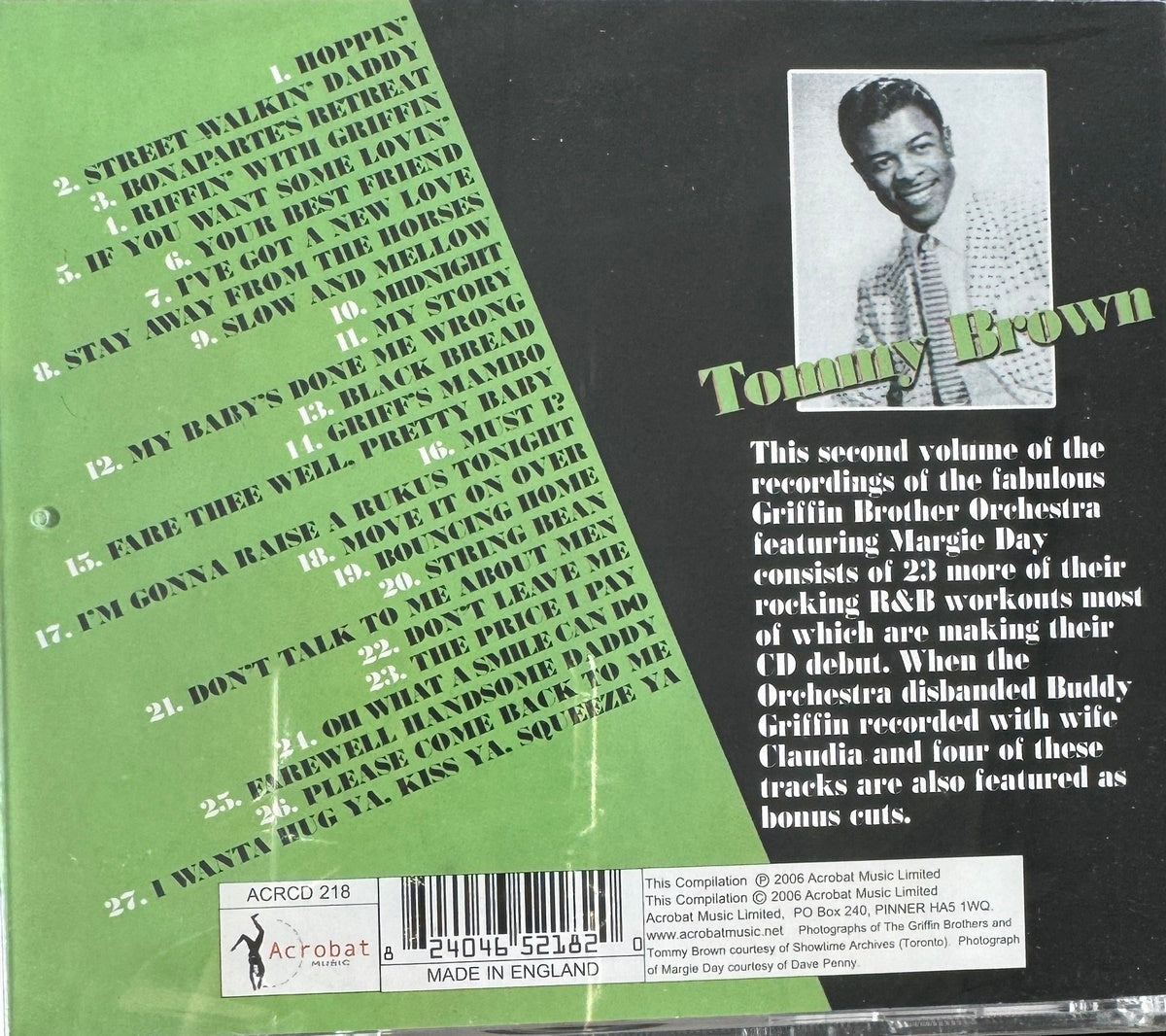 CD - Griffin Brothers - Blues With A Beat Vol. 2