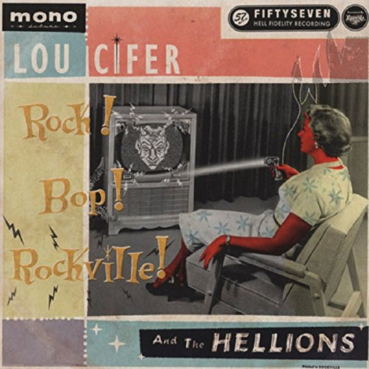 CD - Lou Cifer & The Hellions - Rock, Bop, Rockville!