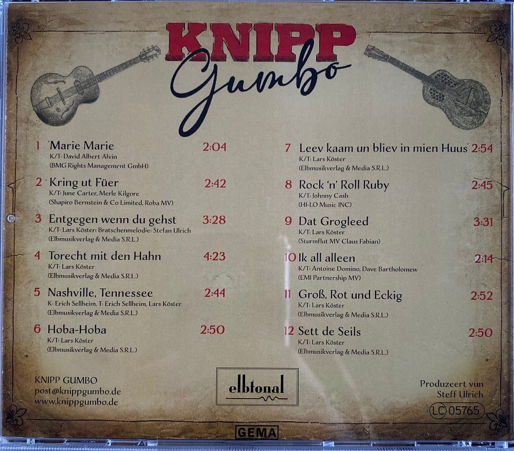 CD - Knipp Gumbo - Moin