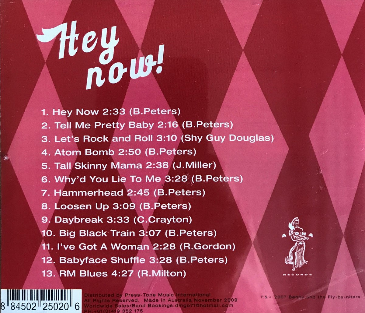 CD - Benny And The Fly-By-Niters - Hey Now!