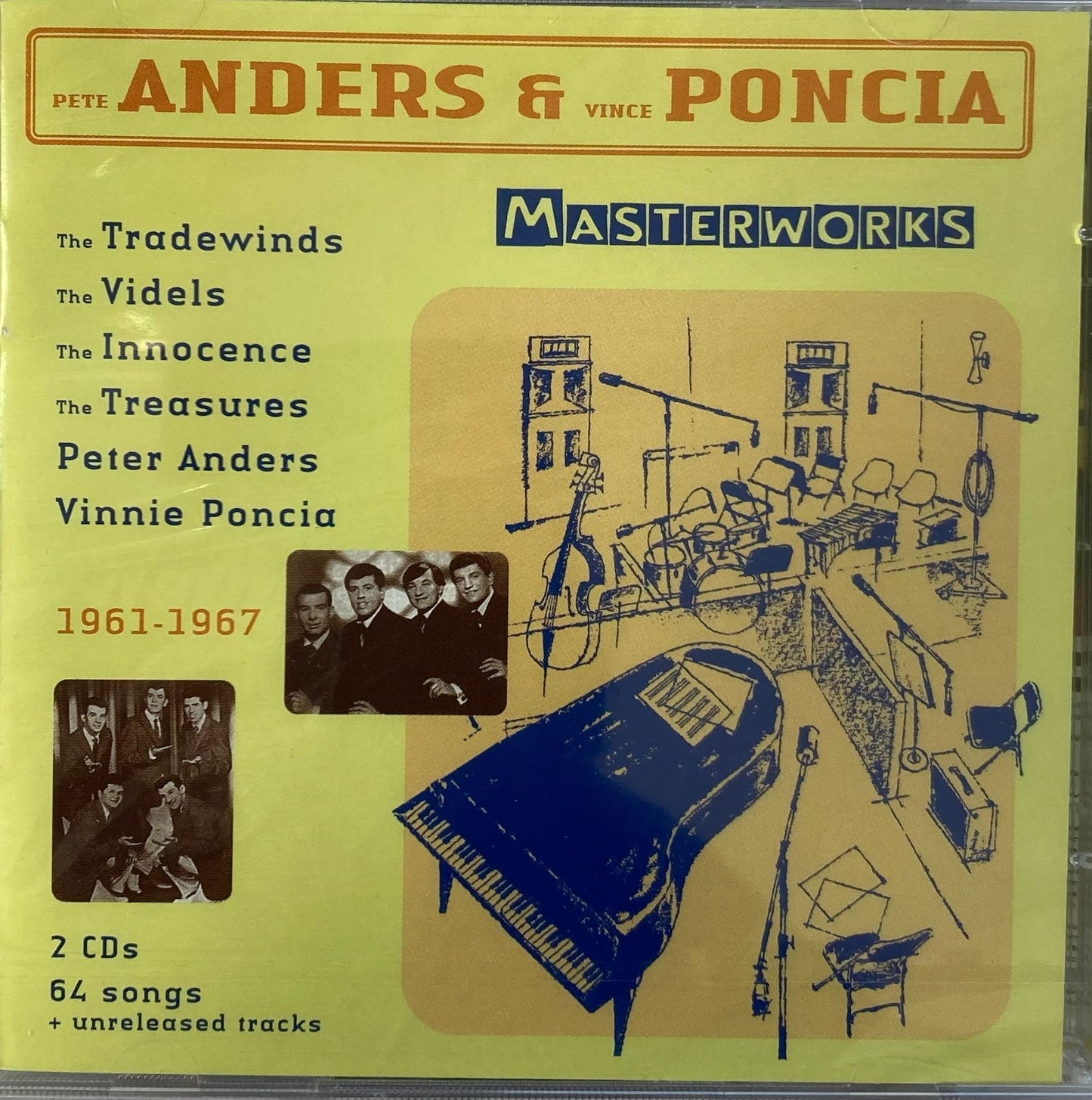 CD - Pette Anders & Vince Ponica - Masterworks