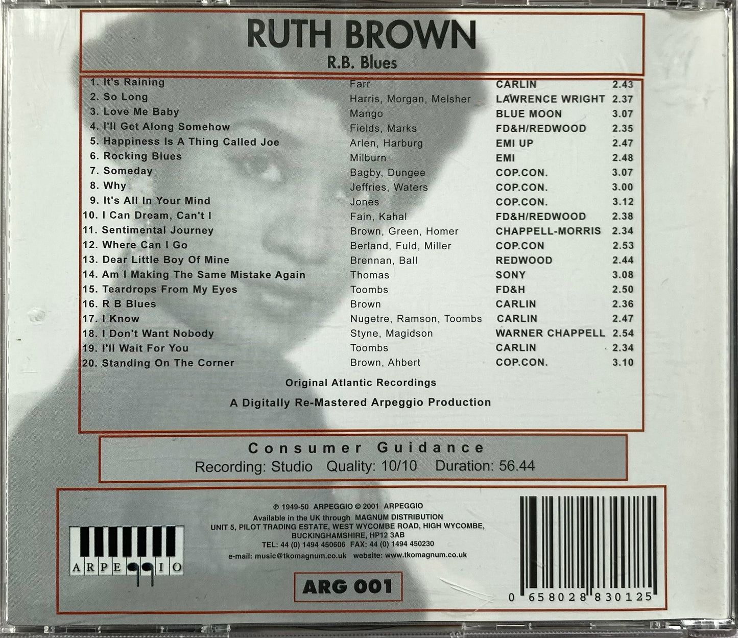 CD - Ruth Brown - R.B. Blues