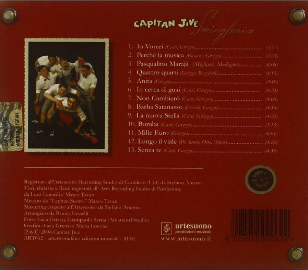 CD - Capitan Jive - Swingfornico