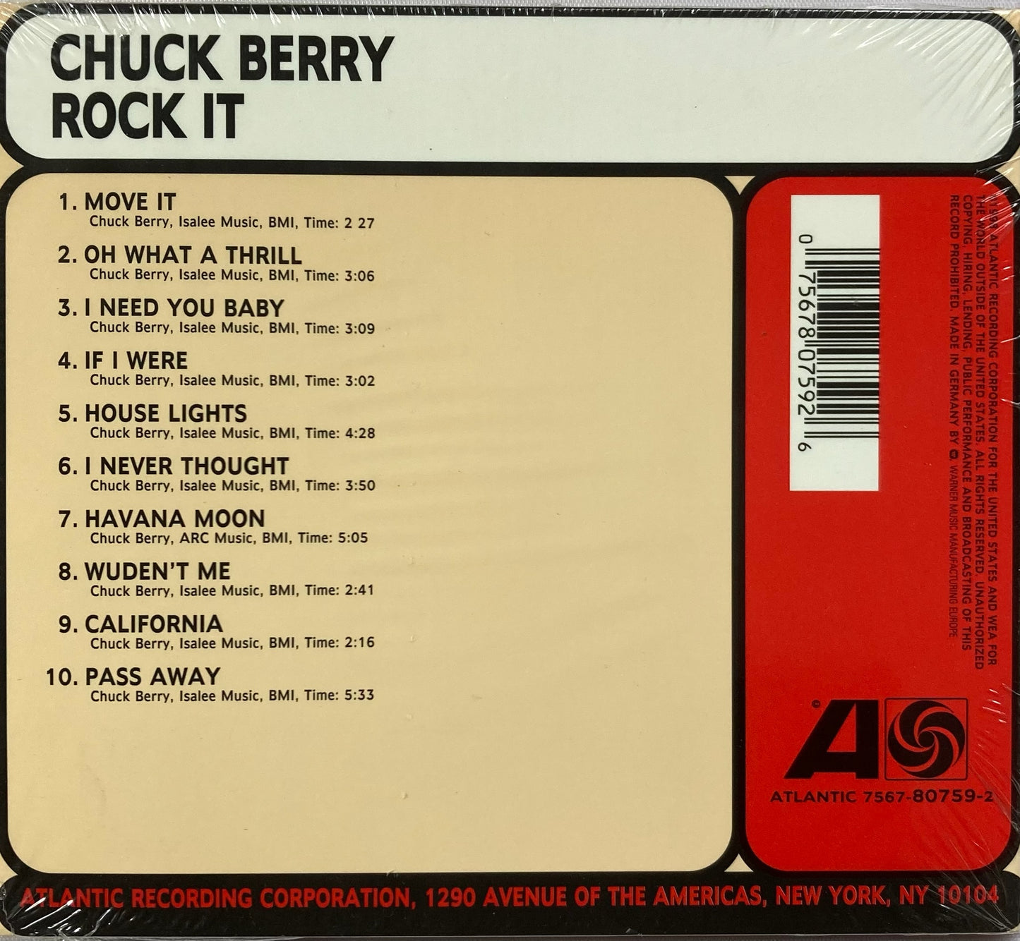 CD - Chuck Berry - Rock It