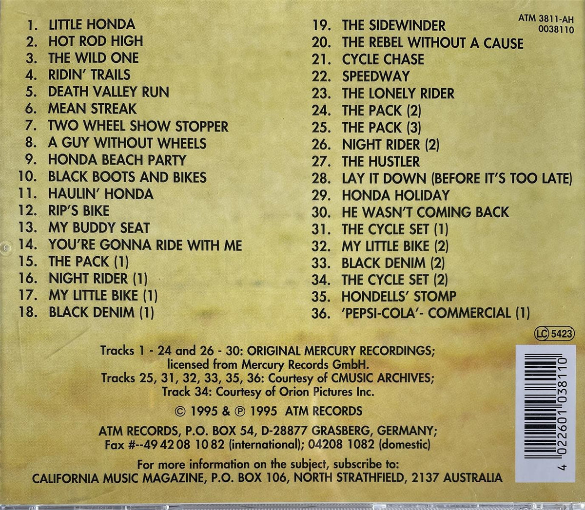 CD - Hondells - You're Gonna Ride With Us Vol. 1 1964