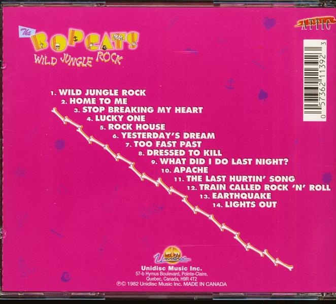 CD - Bop Cats - Wild Jungle Rock
