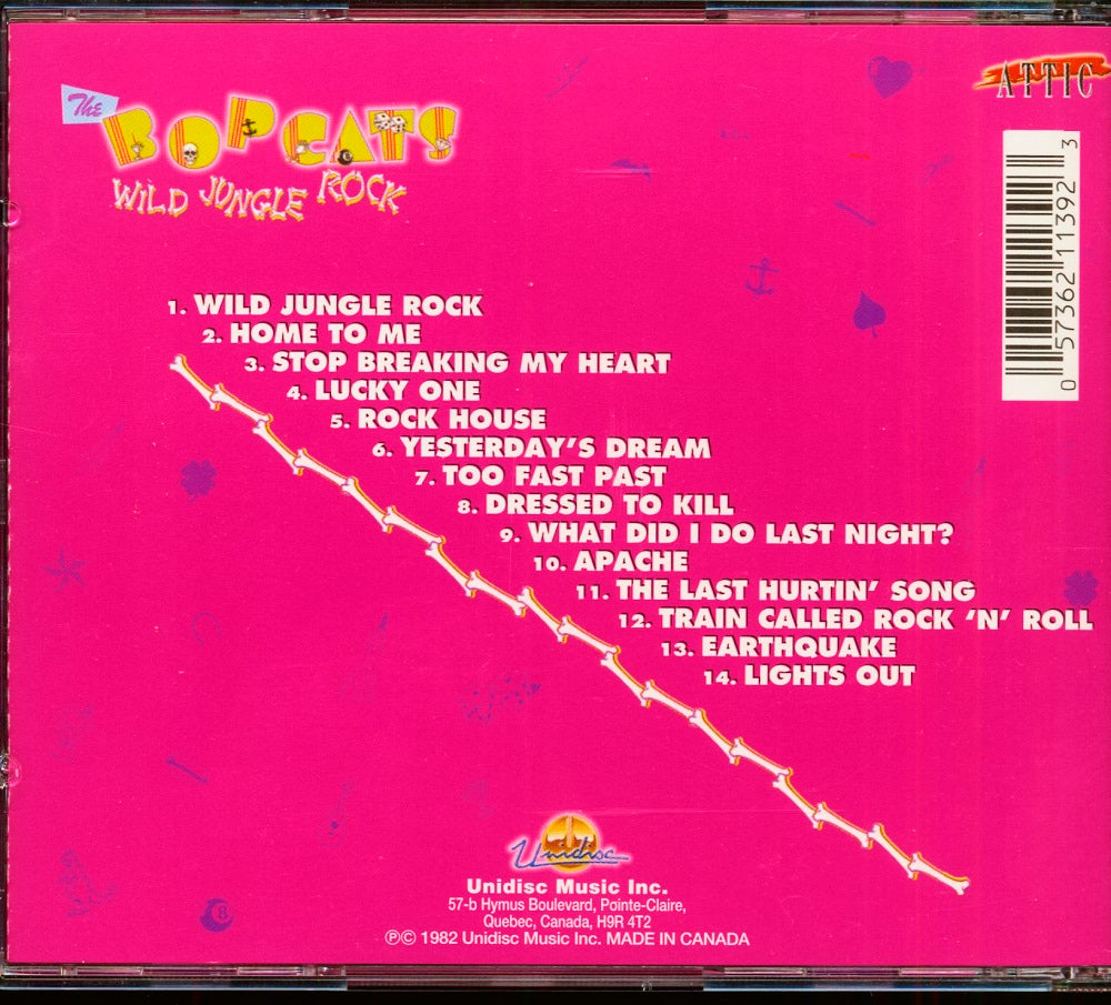 CD - Bop Cats - Wild Jungle Rock