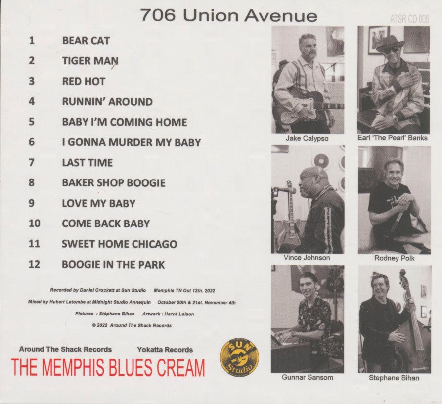 CD - Memphis Blues Cream - 706 Union Avenue