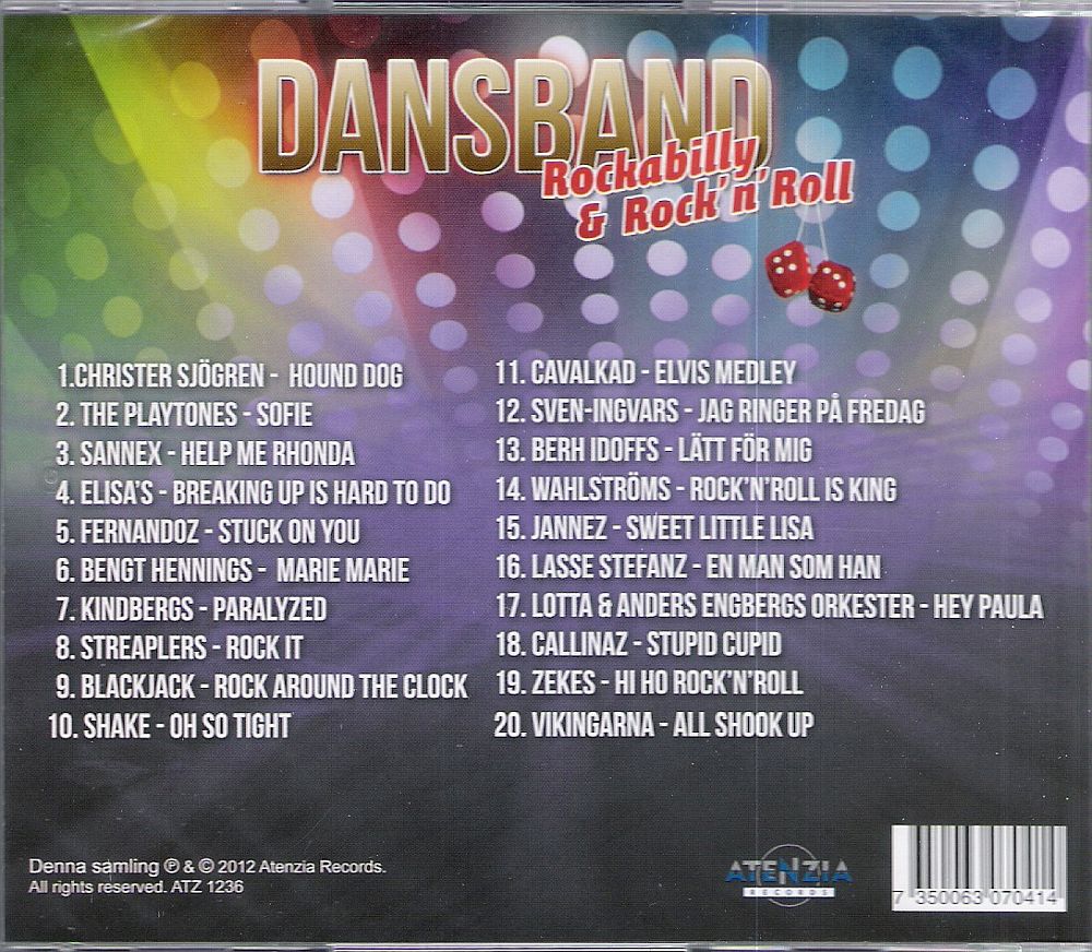 CD - VA - Dansband Rockabilly & Rock'n'Roll